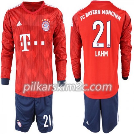 Koszulka Bayern Monachium Lahm 21 Dziecięca Główna 2018-2019 - Koszulki Piłkarskie(L/S)